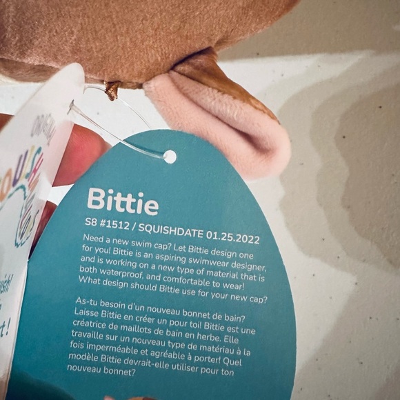 Nwt Bittie the Chocolate Sea Cow 8” Squishmallow - Picture 6 of 6